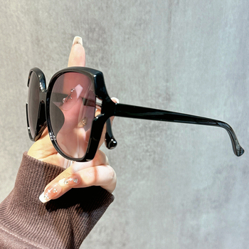 Женски очила за четене, полигонален дизайн, пълен рамков стил, пластмасова рамка, лещи от акрил, пресбиопични очила, пролет 2024