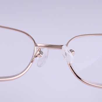 Olvasószemüveg, 2804 modell, lencsék műgyantából, fém keret, teljes keret, nagy arcúak számára