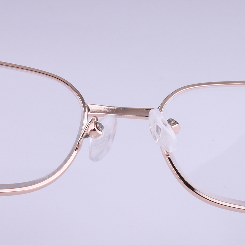 Olvasószemüveg, 2804 modell, lencsék műgyantából, fém keret, teljes keret, nagy arcúak számára