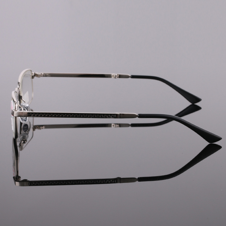 Ochelari de lectură, pliabili, anti-lumină albastră, lentile asferice, ramă din metal