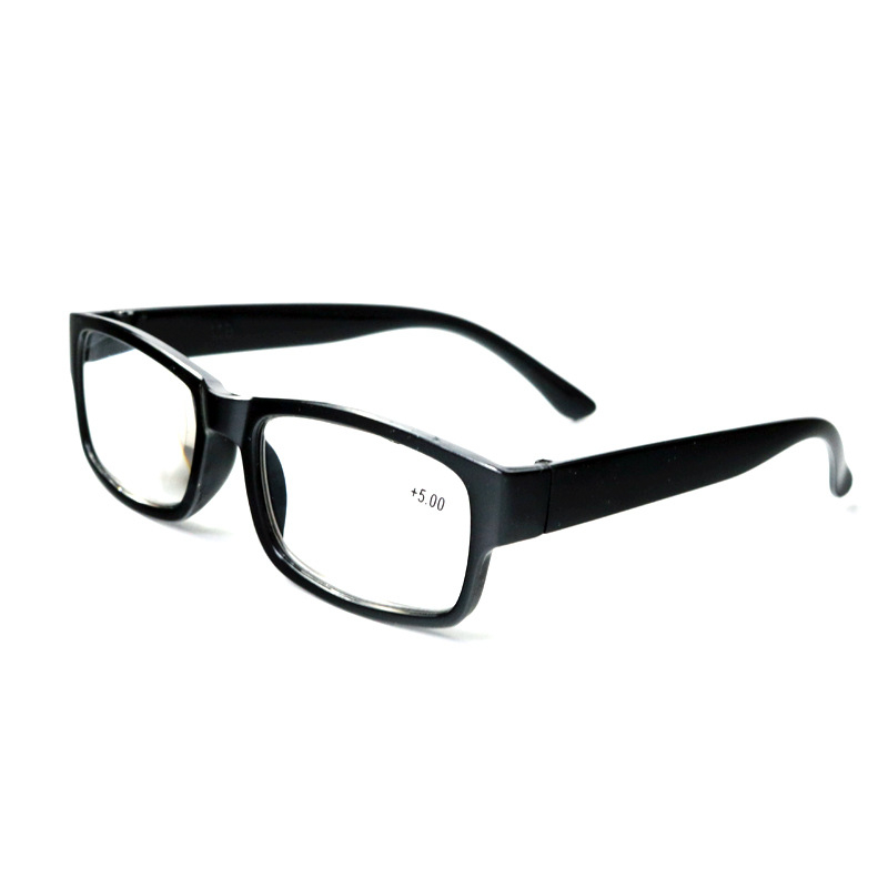 Ochelari de citit cu lentile acrilice, ramă PC, cadru complet, dioptrii +4.50–+6.00D, pentru adulți, formă ovală