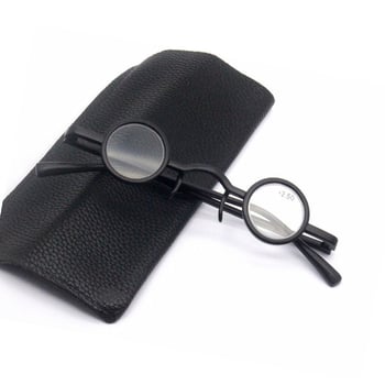 Ochelari de citit cu ramă rotundă, model L0092, lentile din rășină, ramă din PC