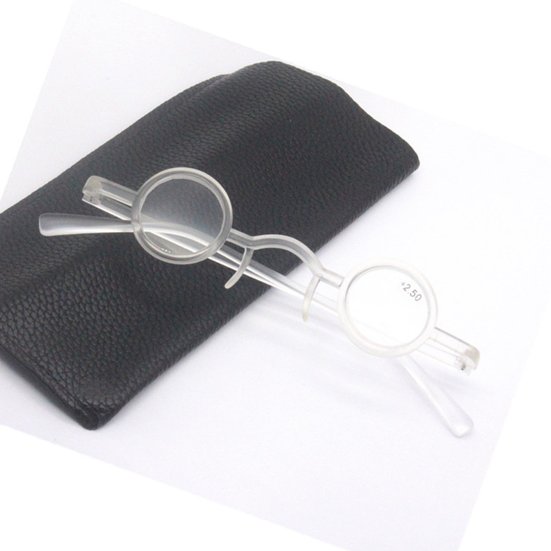 Ochelari de citit cu ramă rotundă, model L0092, lentile din rășină, ramă din PC