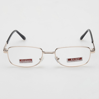 Очила за четене - лещи от смола, метална рамка, пълна рамка, унисекс дизайн