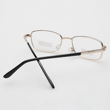 Очила за четене - лещи от смола, метална рамка, пълна рамка, унисекс дизайн