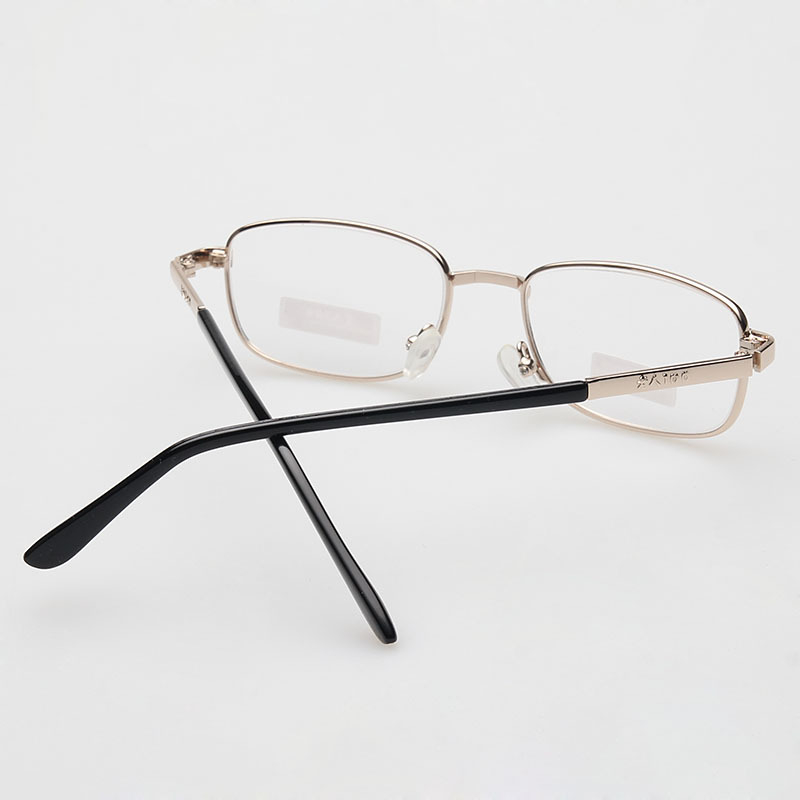 Очила за четене - лещи от смола, метална рамка, пълна рамка, унисекс дизайн