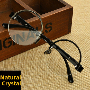 Čítacie okuliare s kruhovým bezrámovým dizajnom, šošovky z živice, multifokálne pre diaľku aj na blízko, proti modrému svetlu, štýl business elegant minimalist