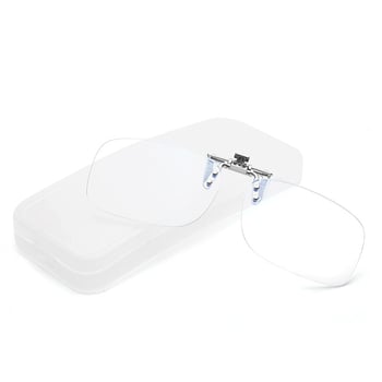 Čitačke naočale s klipsom: TAC leće, zaštita od plave svjetlosti i UV, višefunkcionalne za daleko i blizu, kvadratni okvir TR90/TR, poslovni/elegantan/minimalistički stil (Zima 2024)