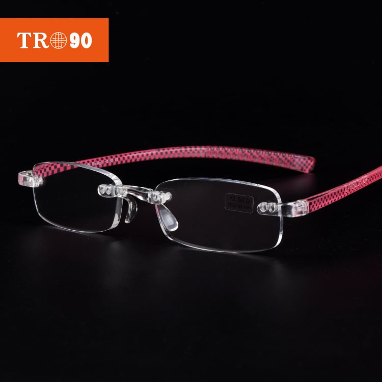 Olvasószemüveg - TR90 keret nélküli, uniszex, modell TR428, 46-17-140