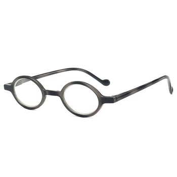 Ochelari de lectură unisex, rotunzi, stil retro, anti-lumină albastră, ramă cu cadru complet, lentile din rășină