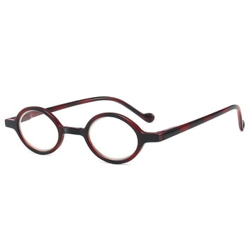 Ochelari de lectură unisex, rotunzi, stil retro, anti-lumină albastră, ramă cu cadru complet, lentile din rășină