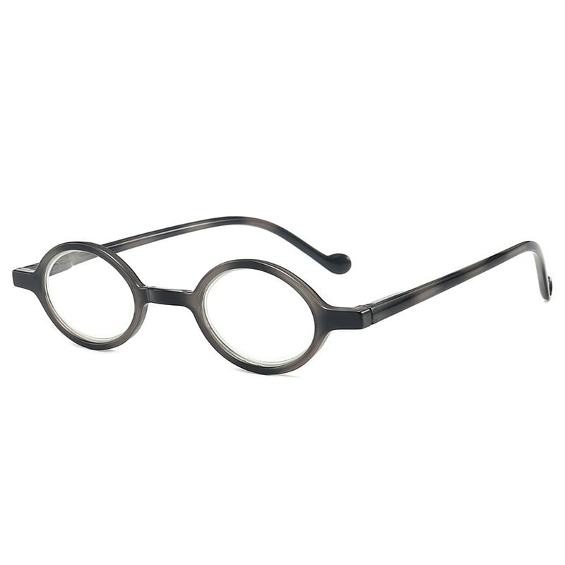 Ochelari de lectură unisex, rotunzi, stil retro, anti-lumină albastră, ramă cu cadru complet, lentile din rășină