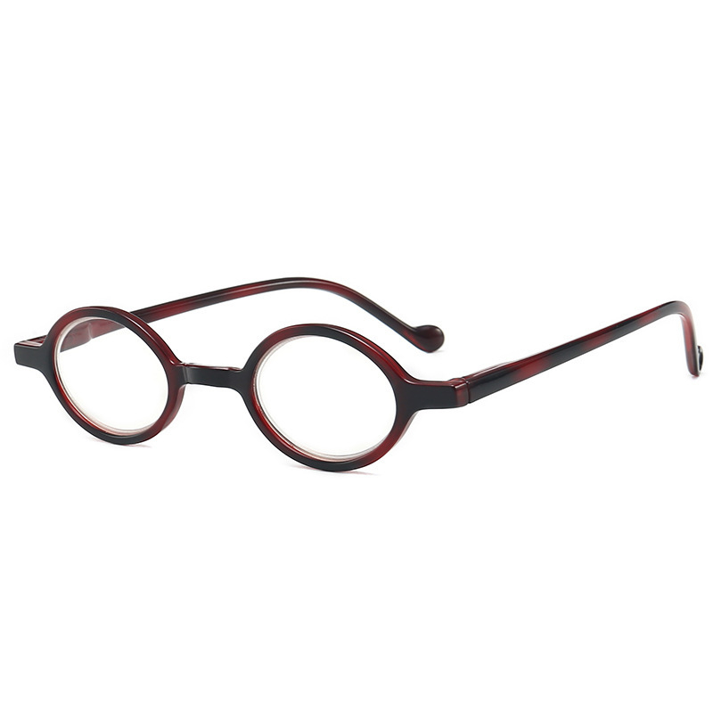 Ochelari de lectură unisex, rotunzi, stil retro, anti-lumină albastră, ramă cu cadru complet, lentile din rășină