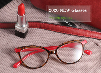 Ochelari de citit cu imprimeu leopard cat-eye, lentile acrilice anti-lumină albastră, ramă din plastic, Yonglan