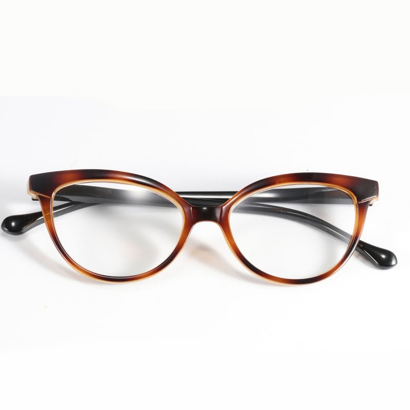 Ochelari de citit cu imprimeu leopard cat-eye, lentile acrilice anti-lumină albastră, ramă din plastic, Yonglan