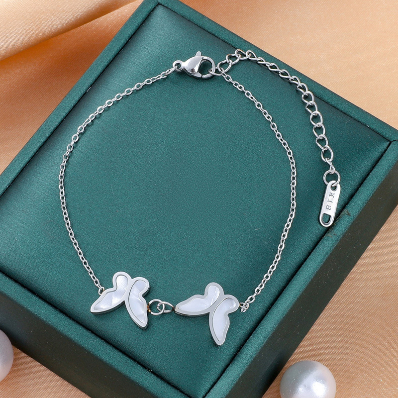 Ženska narukvica od titan čelika s geometrijskim stilom, elektroplatirana