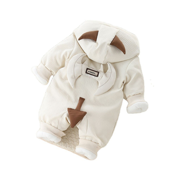Salopetă pentru bebeluși, groasă de iarnă, cu glugă, unisex, 100% poliester
