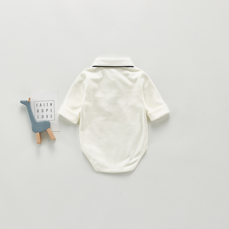 Salopetă bebe stil coreean, mâneci lungi, 95% bumbac, închidere cu nasturi ascunți, pentru vârsta 1–3 ani, toamnă 2020