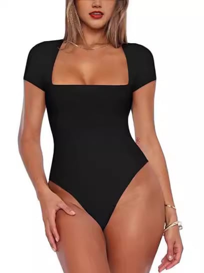 Ženski jumpsuit od Milk Silk, visokim strukom, tijesnog kroja, rukav 3/4, poliester-spandeks