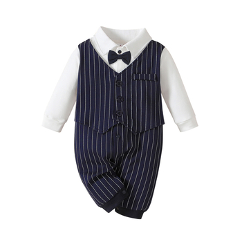 Salopetă din bumbac (95% bumbac) pentru sugari și copii mici, 1–3 ani, mâneci lungi, fără glugă, stil pulover