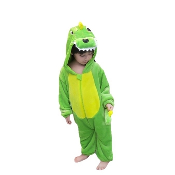 Salopetă-pijama pentru copii cu glugă – fleece coral, 80% cașmir, fermoar, pentru copii 3–8 ani, primăvara 2025