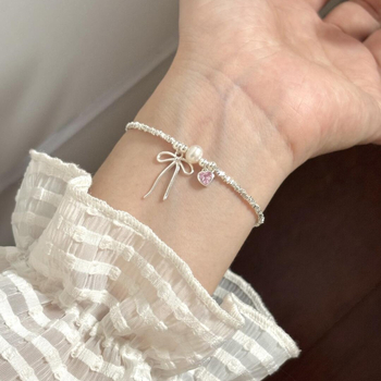 Brățară din aliaj de zinc, electroplacată – JUN, unisex, formă geometrică, stil proaspăt și dulce