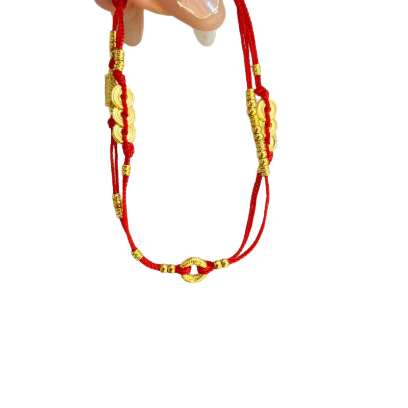 Unisex retro käsitsi punutud köis käevõru kõrvitsa ripatsiga