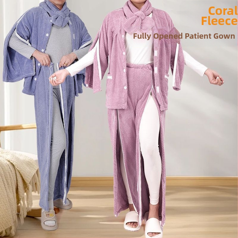 Set de îngrijire de iarnă cu căptușeală din fleece și fermoar, unisex, guler din blană, anti-murdărire