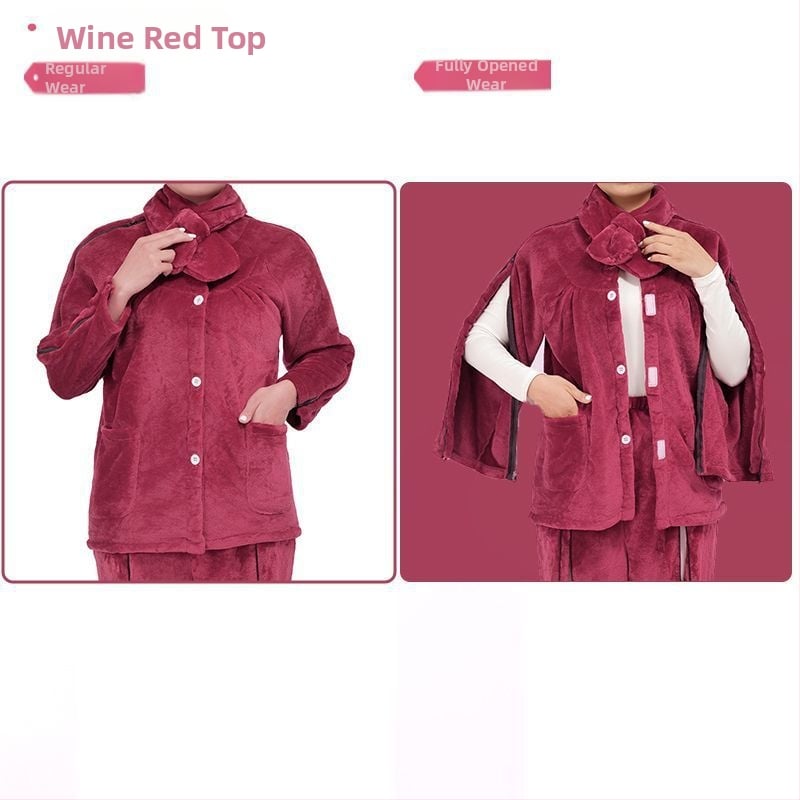 Set de îngrijire de iarnă cu căptușeală din fleece și fermoar, unisex, guler din blană, anti-murdărire