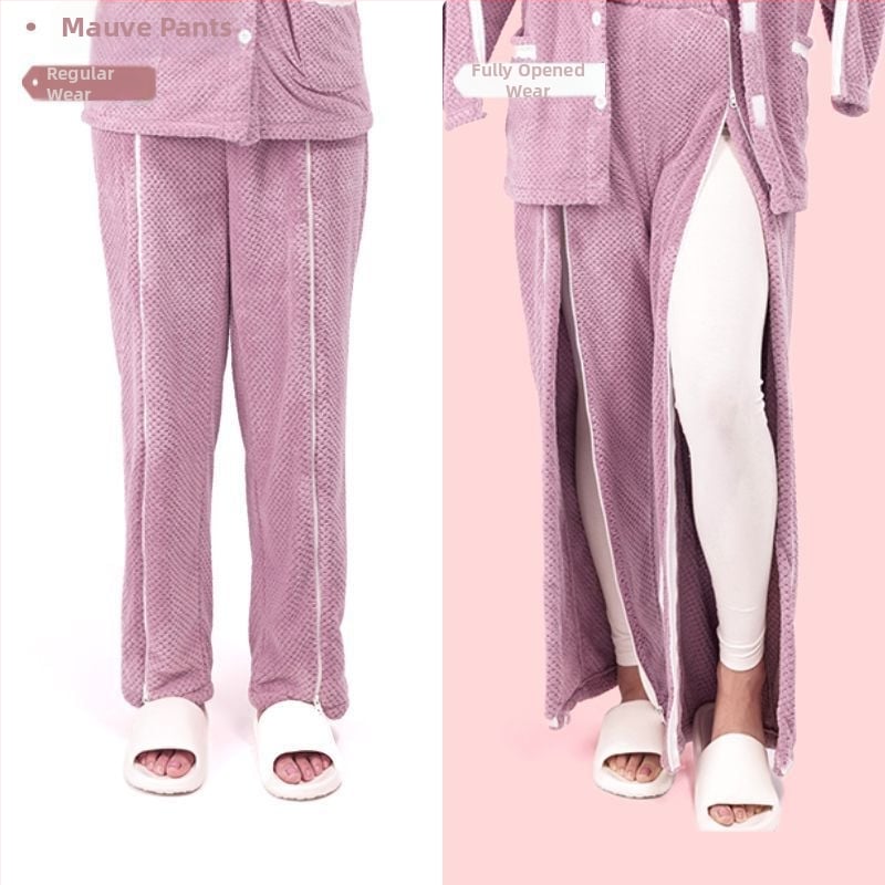 Set de îngrijire de iarnă cu căptușeală din fleece și fermoar, unisex, guler din blană, anti-murdărire