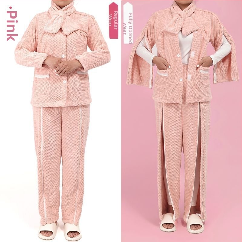 Set de îngrijire de iarnă cu căptușeală din fleece și fermoar, unisex, guler din blană, anti-murdărire