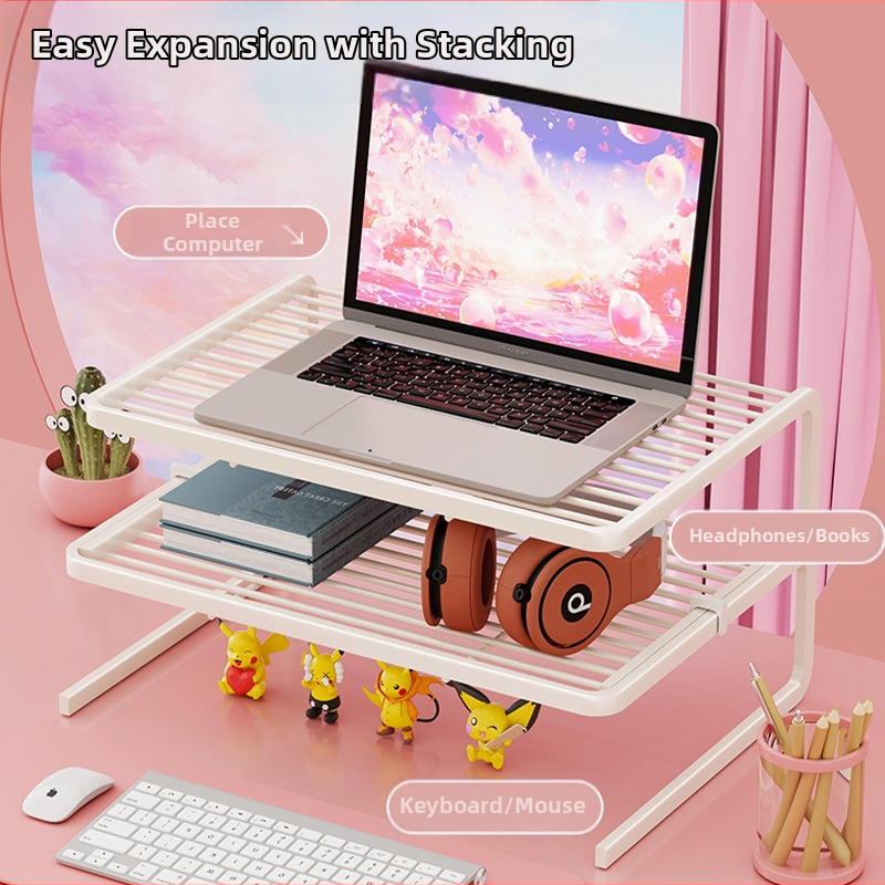 Stojan na notebook na hranie, železný rám, univerzálna kompatibilita, stolový štýl, model 2122588693447575040 (Materiál: Železo; Značka: Qin qi; Štýl: Stolový; Dátum uvedenia na trh: 2025-11-07)