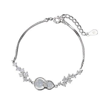 Brățară Tifani S999 Argintiu, formă arc și geometrică, stil chinez nou pentru femei