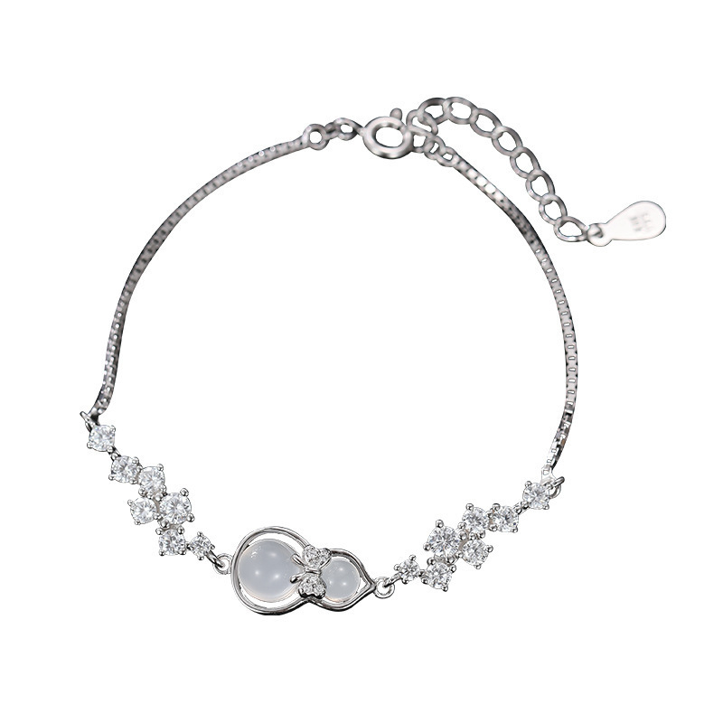 Brățară Tifani S999 Argintiu, formă arc și geometrică, stil chinez nou pentru femei