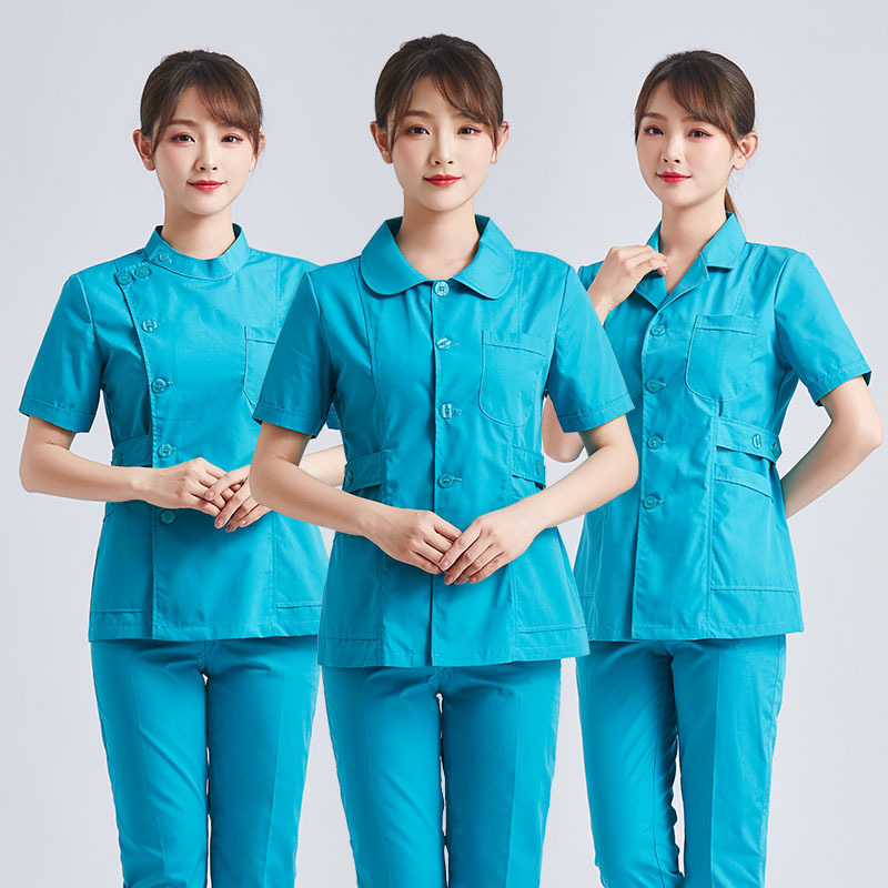 Halat medical pentru femei, din bumbac, evacuare umezeală, mâneci lungi, vară 2021, pentru uz medical/halat alb