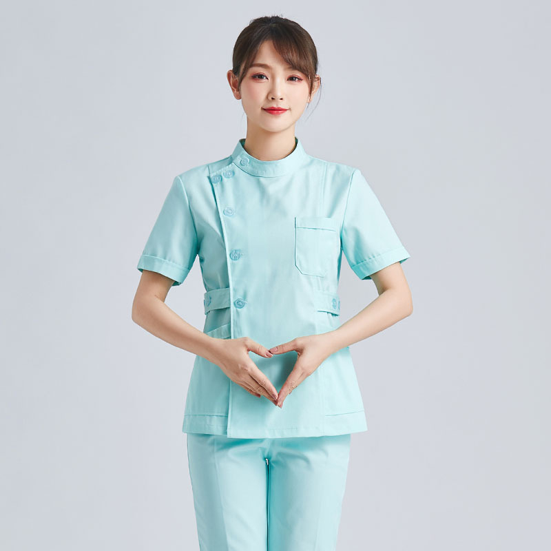 Halat medical pentru femei, din bumbac, evacuare umezeală, mâneci lungi, vară 2021, pentru uz medical/halat alb