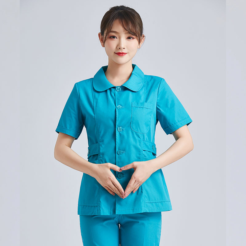 Halat medical pentru femei, din bumbac, evacuare umezeală, mâneci lungi, vară 2021, pentru uz medical/halat alb