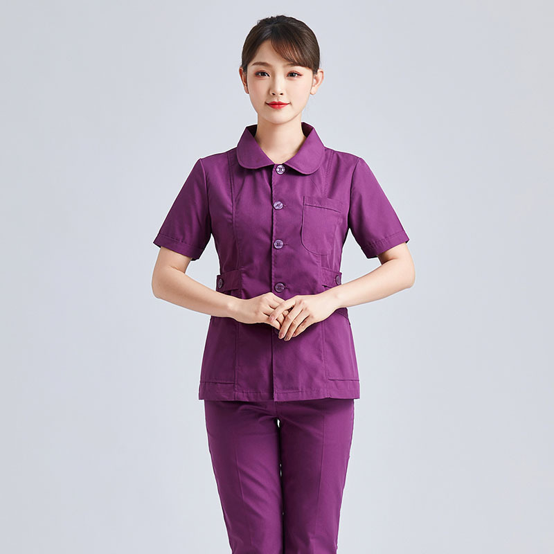 Halat medical pentru femei, din bumbac, evacuare umezeală, mâneci lungi, vară 2021, pentru uz medical/halat alb