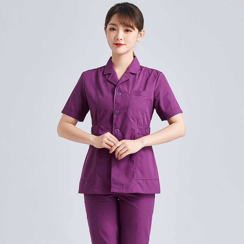 Halat medical pentru femei, din bumbac, evacuare umezeală, mâneci lungi, vară 2021, pentru uz medical/halat alb