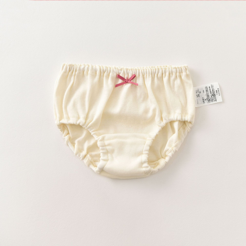 Chiloți pentru fete, 100% bumbac tricotat, respirabili și absorbante ale transpirației, pachet de trei, pentru copii 3–8 ani