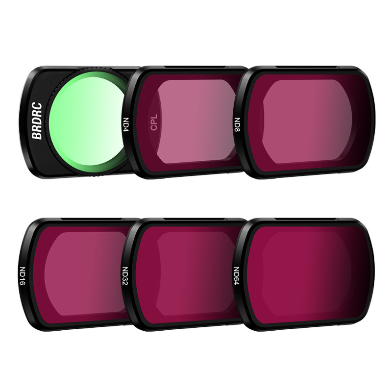 BRDRC Set filtra za DJI Osmo Pocket 3 — ND filter, UV filter i CPL polarizacijski filter