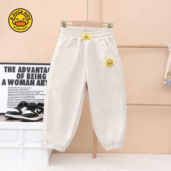 Gyermekeknek készült casual sport nadrág fiúknak, gyapjú anyag, alacsony derék, 3–8 évesek, tavasz–ősz és tél