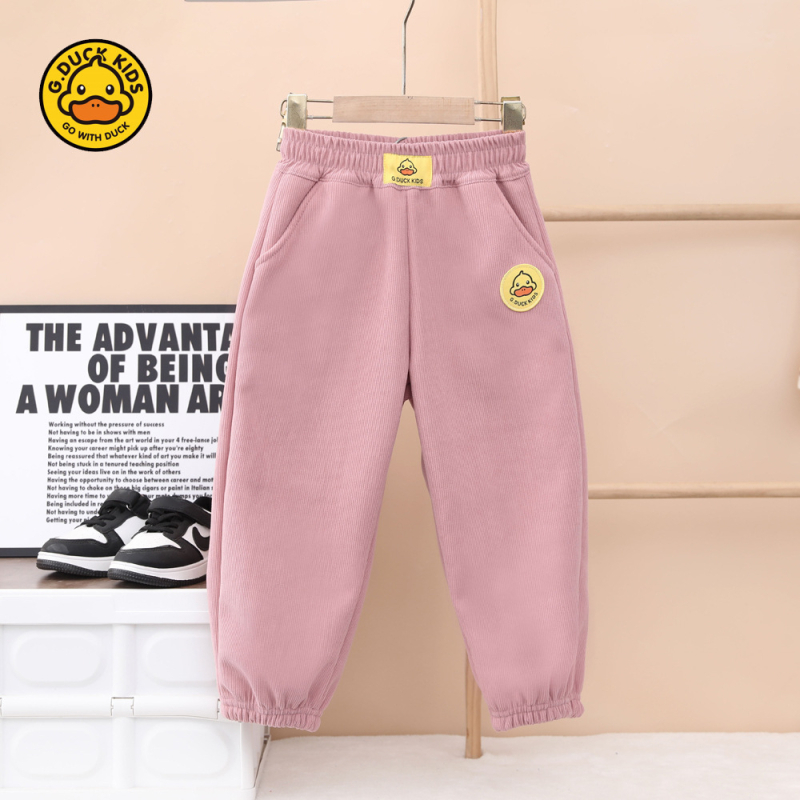 Gyermekeknek készült casual sport nadrág fiúknak, gyapjú anyag, alacsony derék, 3–8 évesek, tavasz–ősz és tél