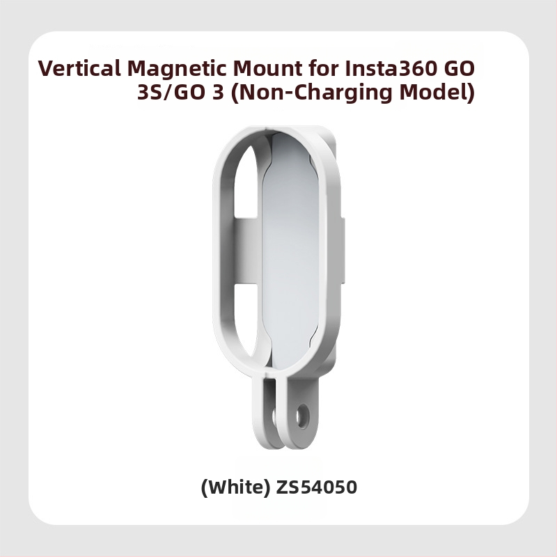 Magnetický nabíjací rám s ochranným krytom pre Insta360 GO3/GO3S, podpora horizontálneho aj vertikálneho snímania, PC plast; balenie obsahuje adaptér box