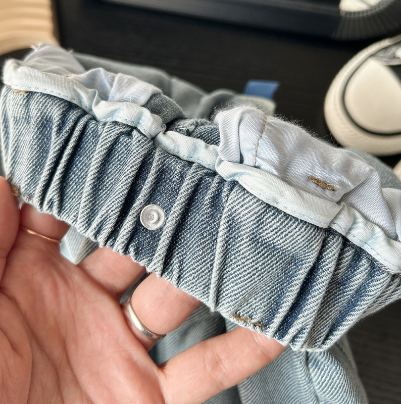 Koreai stílusú gyerek farmernadrág, pamut anyag, 3–8 évesek, 2025 tavasz