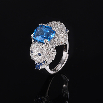 Réz alapú geometrikus minimalist gyűrű gyémánt berakással nőknek