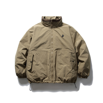 Wuhang Japán-stílusú laza vastag dzseki álló gallérral, cipzárral, 100% poliészter főanyag, téli 2023, férfi MY1196