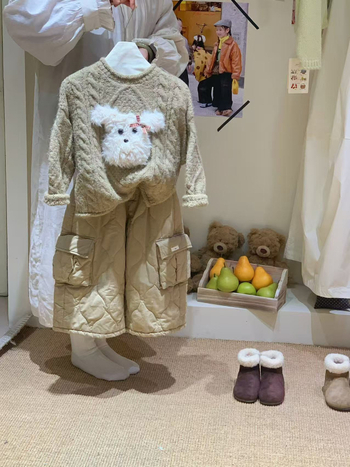 Pulover pentru copii în stil coreean, gros, guler rotund, mâneci lungi, pentru copii între 3 și 8 ani