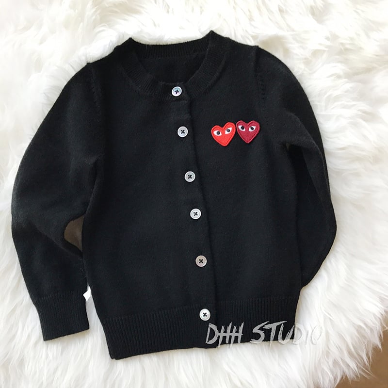 Cardigan pentru copii în stil japonez, mâneci lungi, cu nasturi pe un singur rând, tricot din lână, 20% lână, pentru copii între 1 și 3 ani