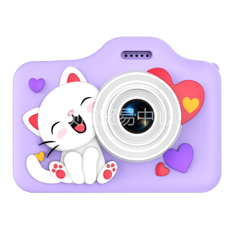 Ac02 Παιδική διπλής κάμερας μικρή ψηφιακή κάμερα με 2.0 ιντσών LCD, TF κάρτα, 4800–9600 pixel, ABS+TPU σώμα, διάρκεια μπαταρίας 1–3 ημέρες